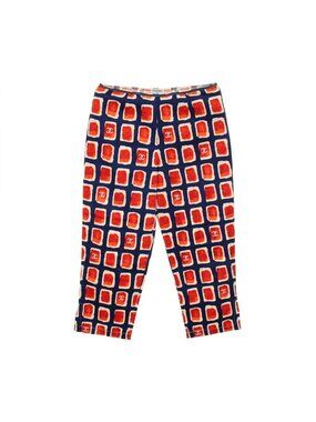 Chanel Pants CC Logo All Over Pattern Cotton